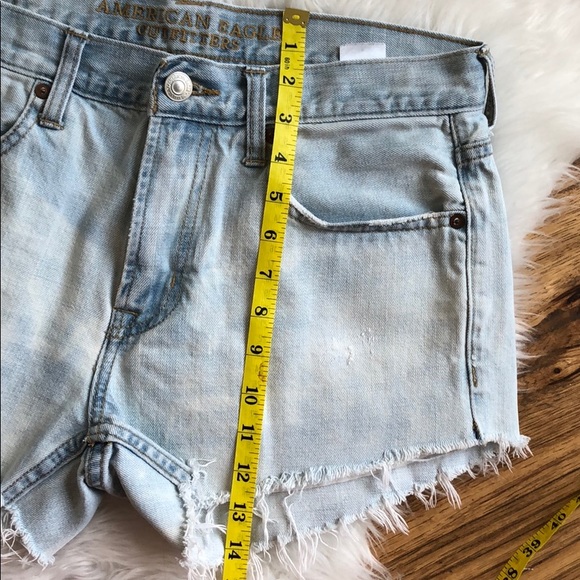 High Waist Ex Boyfriend Cutoff Jean Shorts - Picture 7 of 7